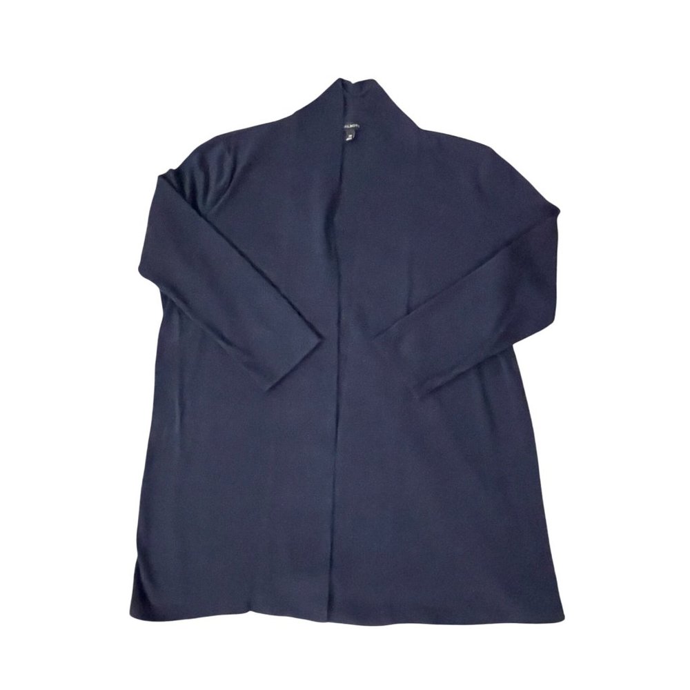 Talbots Cardigan Womens XS Used Open Front Dark Blue - Picture 6 of 10